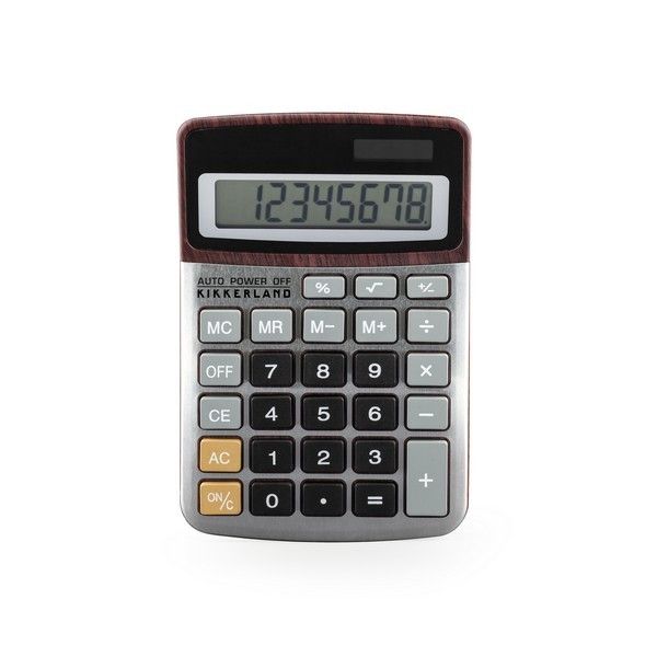 Calculator de birou - Solaire Retro | Kikkerland