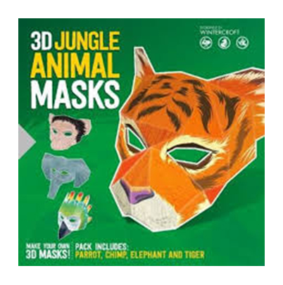 Vezi detalii pentru 3D Jungle Animal Masks | Steve Wintercroft