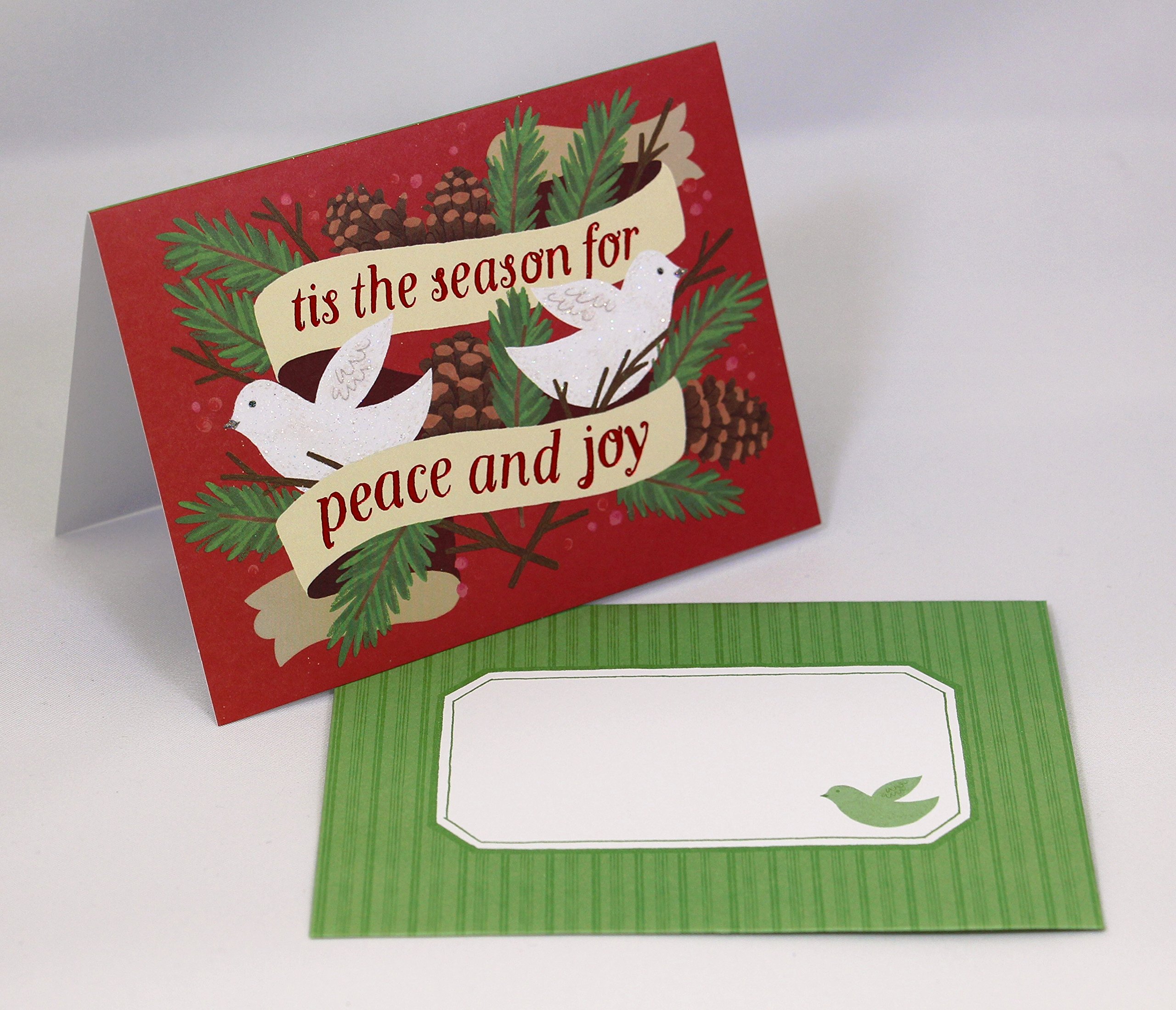 Carte postala - Peace and Joy Doves Holiday | Galison