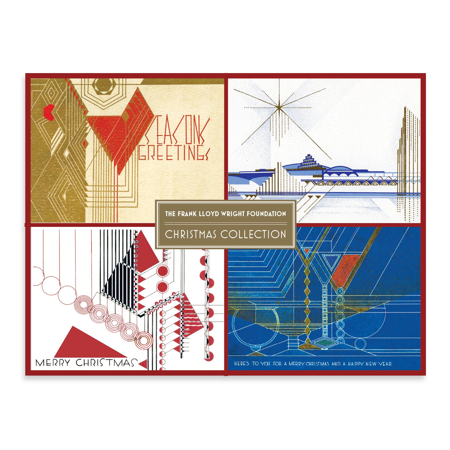  Carti postale - Frank Lloyd Wright Holiday Deluxe Notecards | Galison 