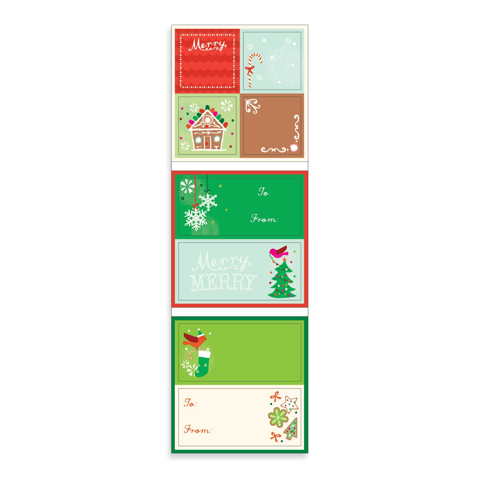 A Sweet Christmas Book of Labels | - 1 | YEO