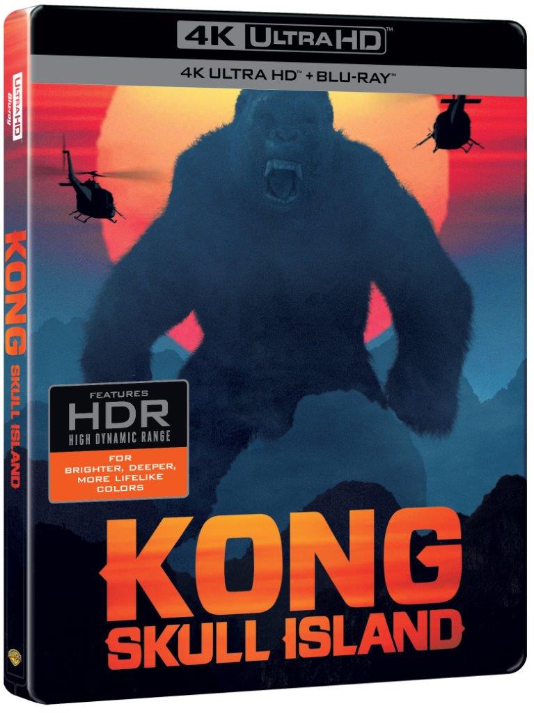 Kong - Insula Craniilor 4K UHD Steelbook (Blu Ray Disc) / Kong - Skull Island | Jordan Vogt-Roberts