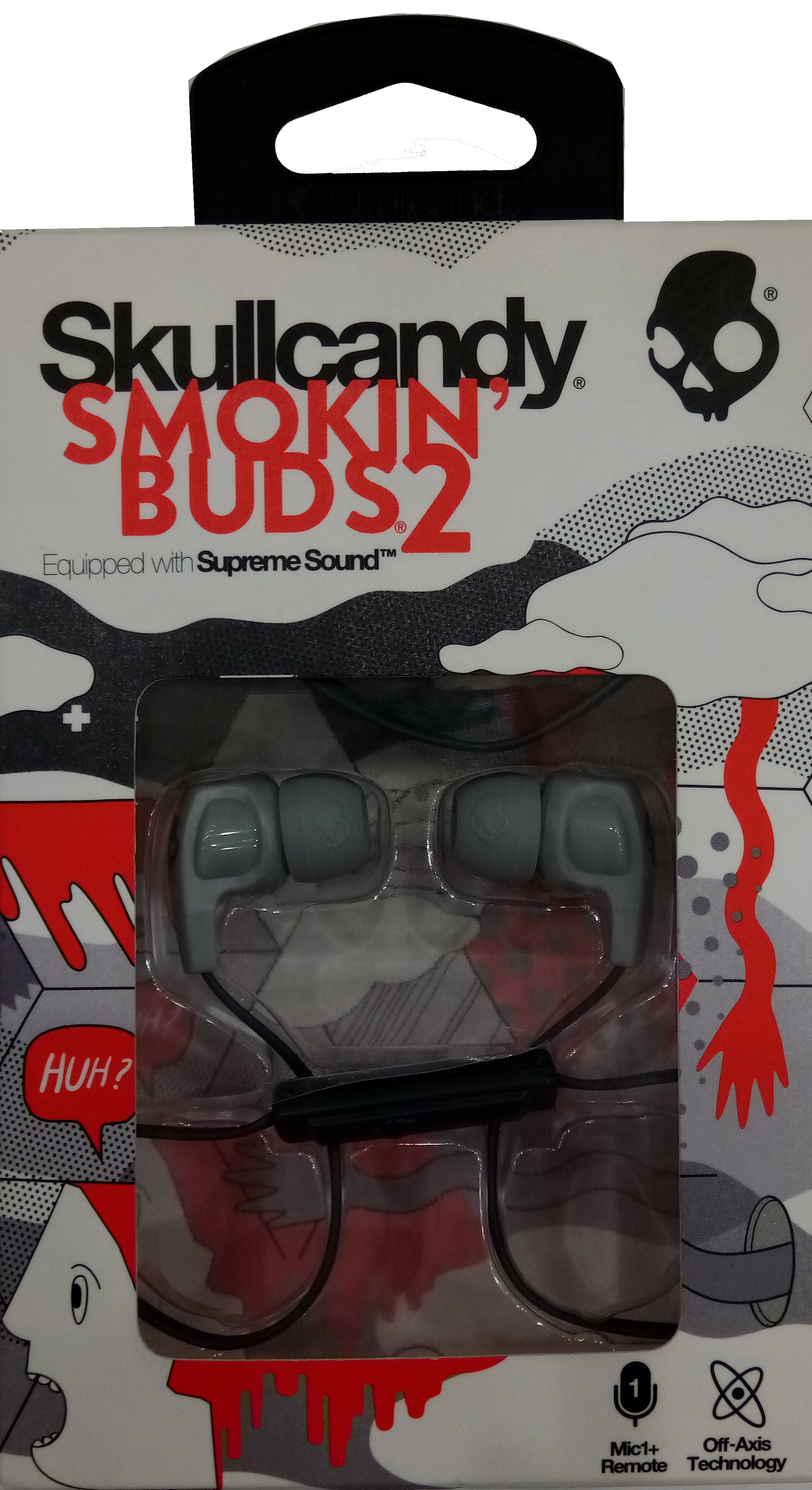 Casti Skullcandy - Smokin Bud 2 - Grey | Skullcandy