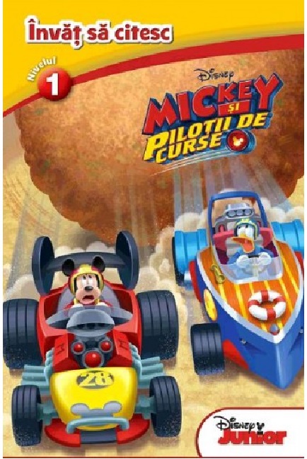 Mickey si pilotii de curse - Invat sa citesc 