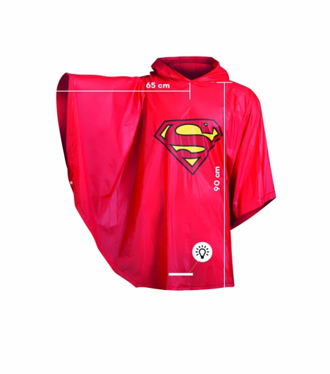 Ghiozdan cu poncho - Superman | Presco