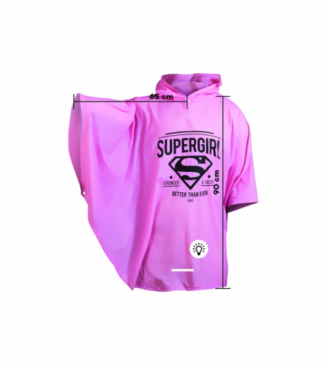 Ghiozdan cu poncho - Stay calm super girl | Presco