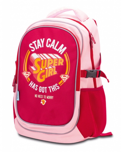 Ghiozdan cu poncho - Stay calm super girl | Presco - 1 | YEO