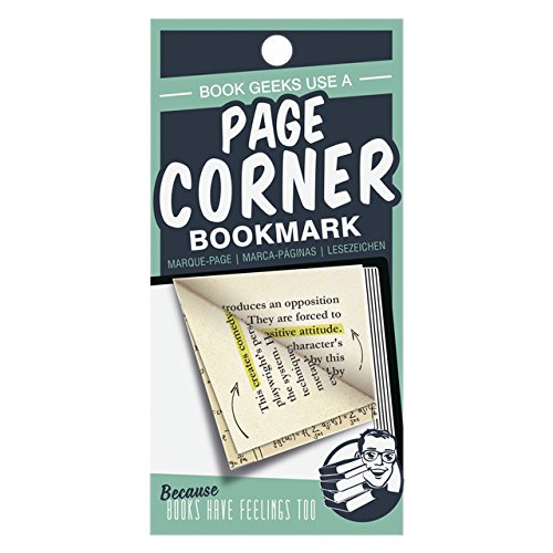 Semn de carte verde - Page corners / Book Geeks | If (That Company Called)