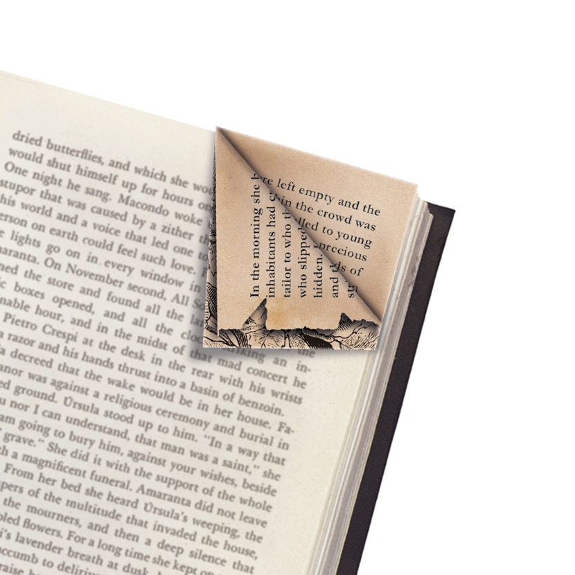 Semn de carte portocaliu - Page corners / Book Worms | If (That Company Called)
