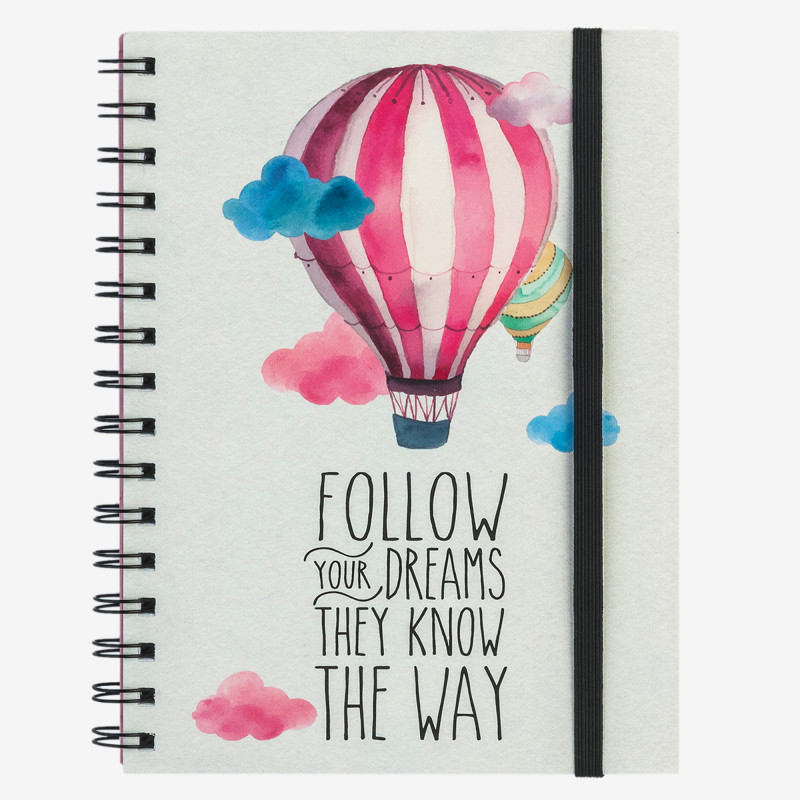 Carnet cu spirala Legami - Follow Your Dream - A5 | Legami