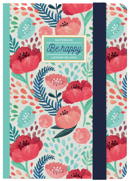 Carnet - Photo - Small, Lined - Flowers Be Happy | Legami - 3 | YEO