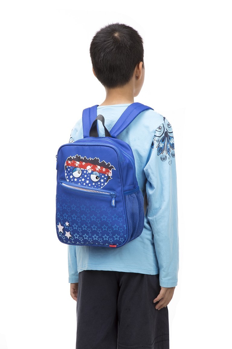 Rucsac - Talking Monstar Junior albastru royal | Zipit - 1 | YEO