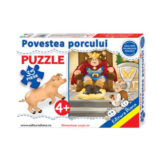 Puzzle educational - Povestea porcului | diana