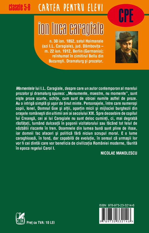 D-l Goe. Momente si schite | Ion Luca Caragiale - 1 | YEO