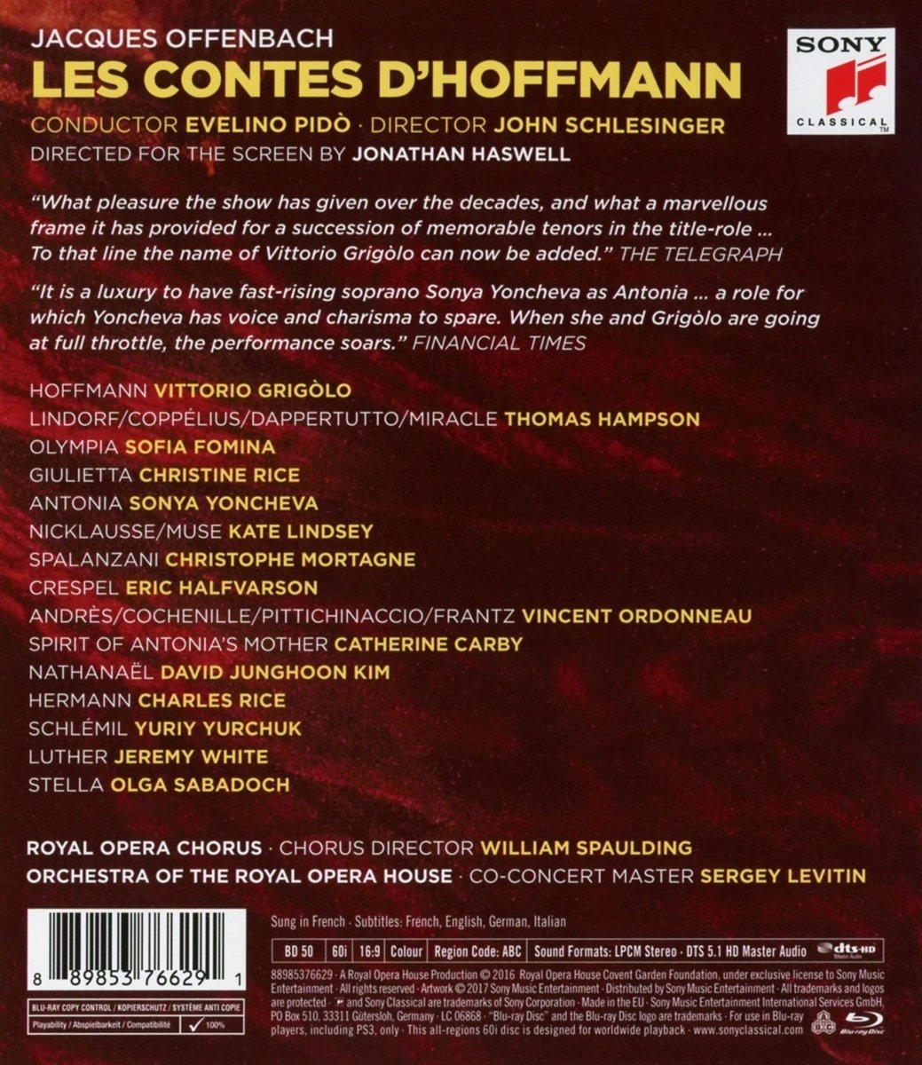 Les Contes D\'hoffmann - Blu-Ray Disc | John Schlesinger - 1 | YEO