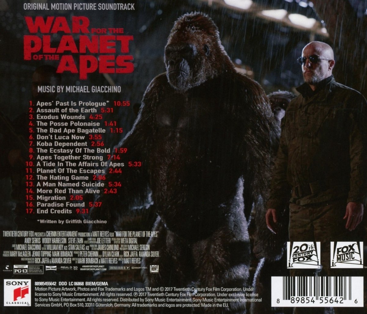 War For The Planet Of The Apes | Michael Giacchino - 1 | YEO