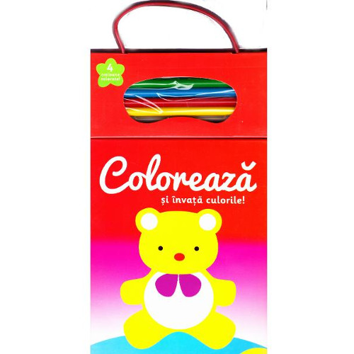 Coloreaza si Invata Culorile! 3 (+4 creioane) | carturesti.ro imagine 2022