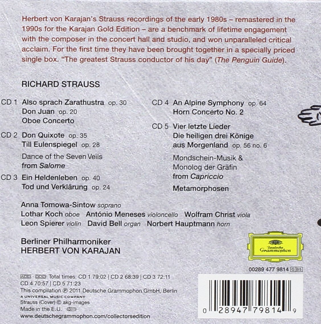 Orchestral Works | Herbert von Karajan, Berlin Philharmonic Orchestra - 1 | YEO