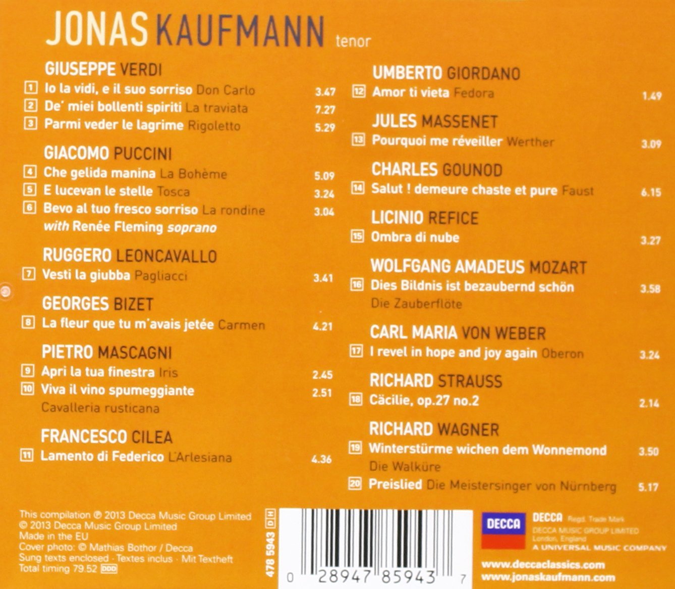 The Best Of Jonas Kaufmann | Jonas Kaufmann
