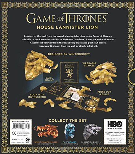 Game of Thrones Mask: House Lannister Lion | - 1 | YEO