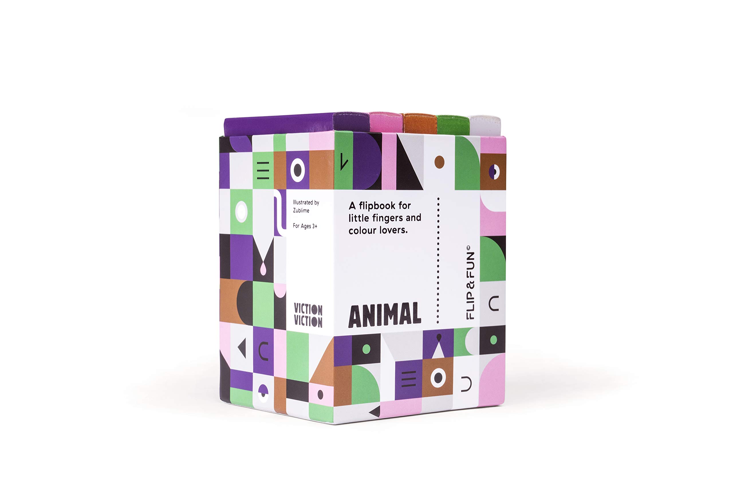FLIP&FUN: Animal Boxset : A flipbook for little fingers and colour lovers |