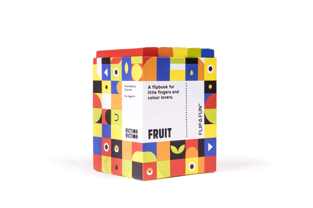 Flip & Fun Fruits: A Flipbook for Little Fingers and Colour Lovers | Viction Viction