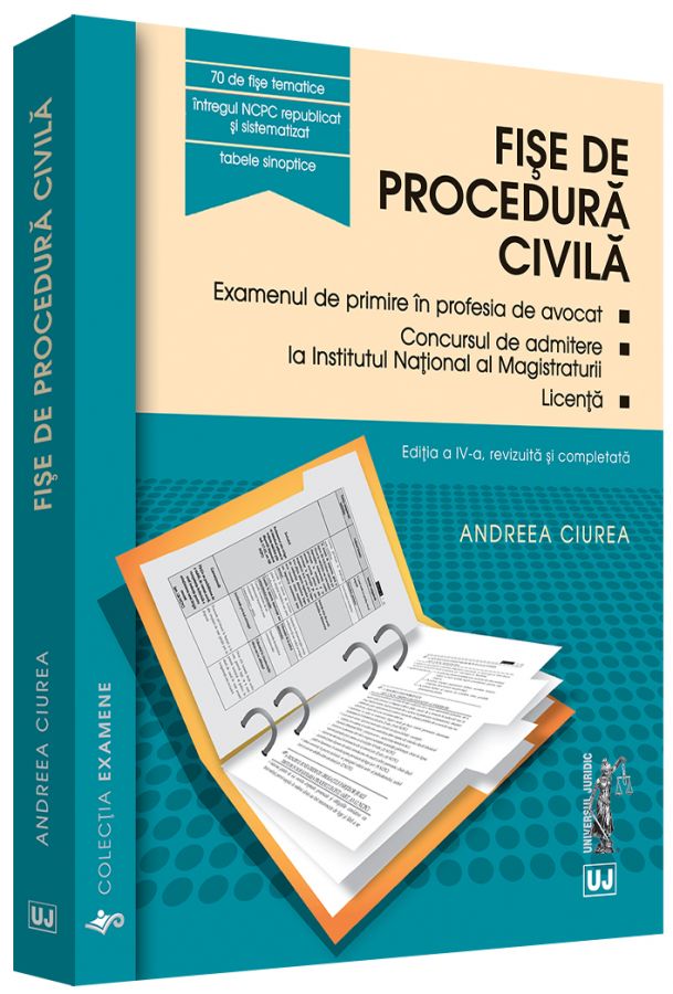Fise de procedura civila | Andreea Ciurea carturesti.ro imagine 2022