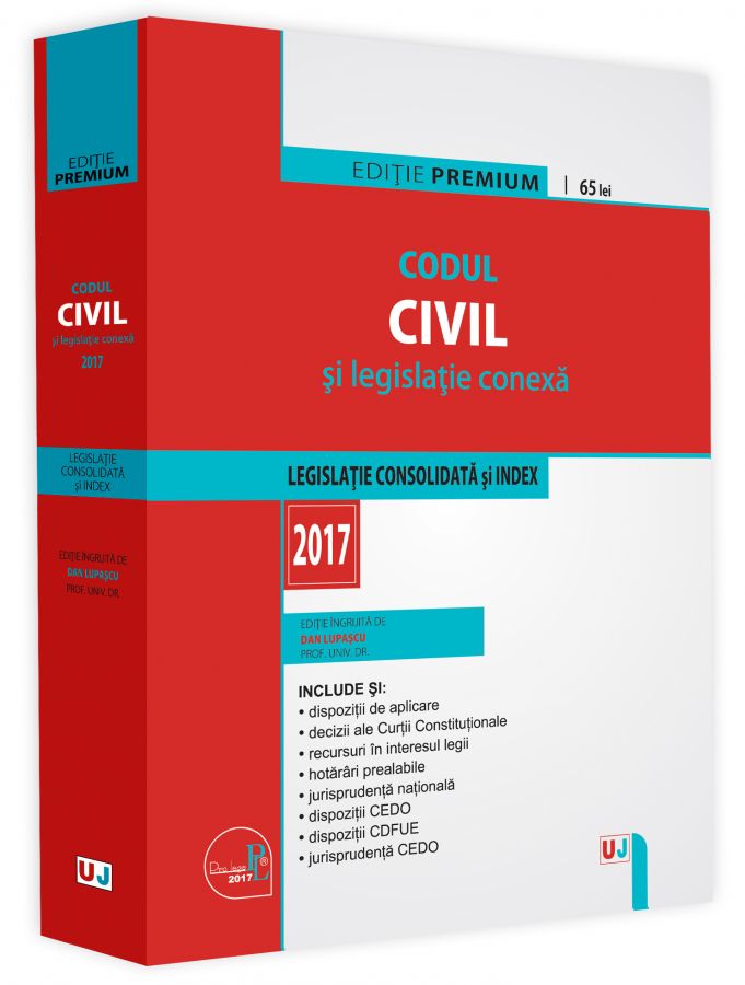Codul civil si legislatie conexa | Dan Lupascu