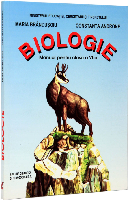PDF Manual de biologie pentru clasa a VI-a | Maria Brandusoiu, Constanta Androne carturesti.ro Scolaresti