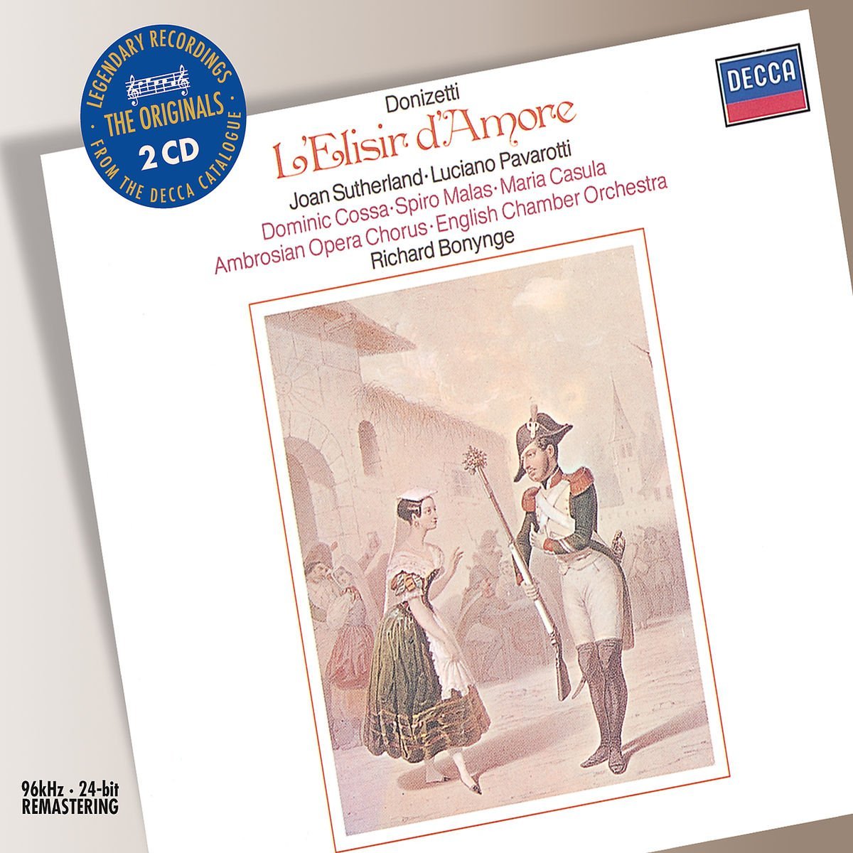 Donizetti - L'Elisir d'amore | Joan Sutherland, English Chamber Orchestra, Luciano Pavarotti