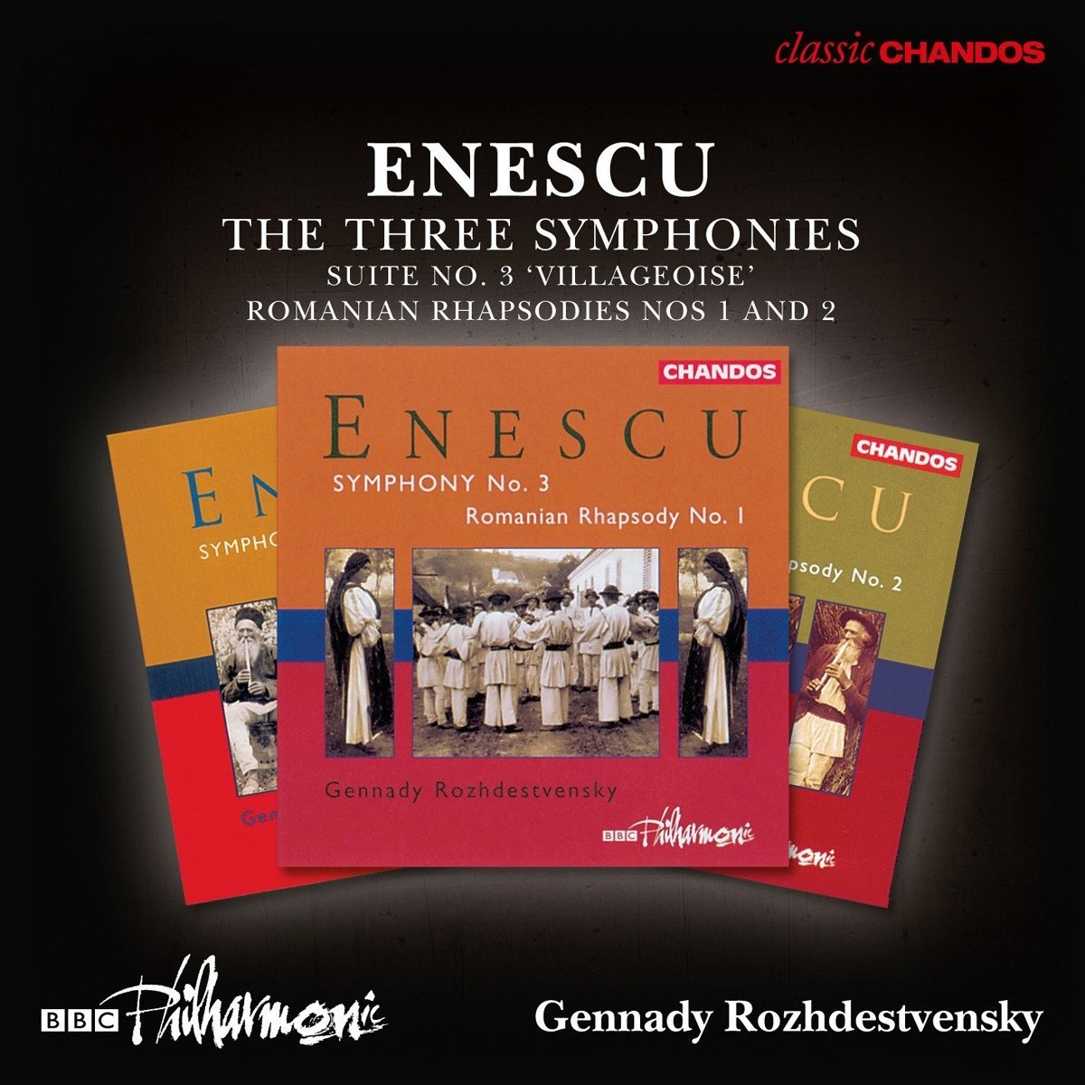 Enescu - The Three Symphonies | BBC Philharmonic, George Enescu, Gennady Rozhdestvensky