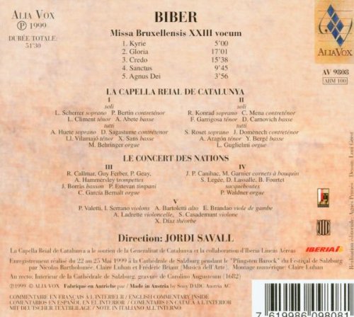 Missa Bruxellensis | Heinrich Ignaz Franz Von Biber, Jordi Savall, La Capella Reial de Catalunya