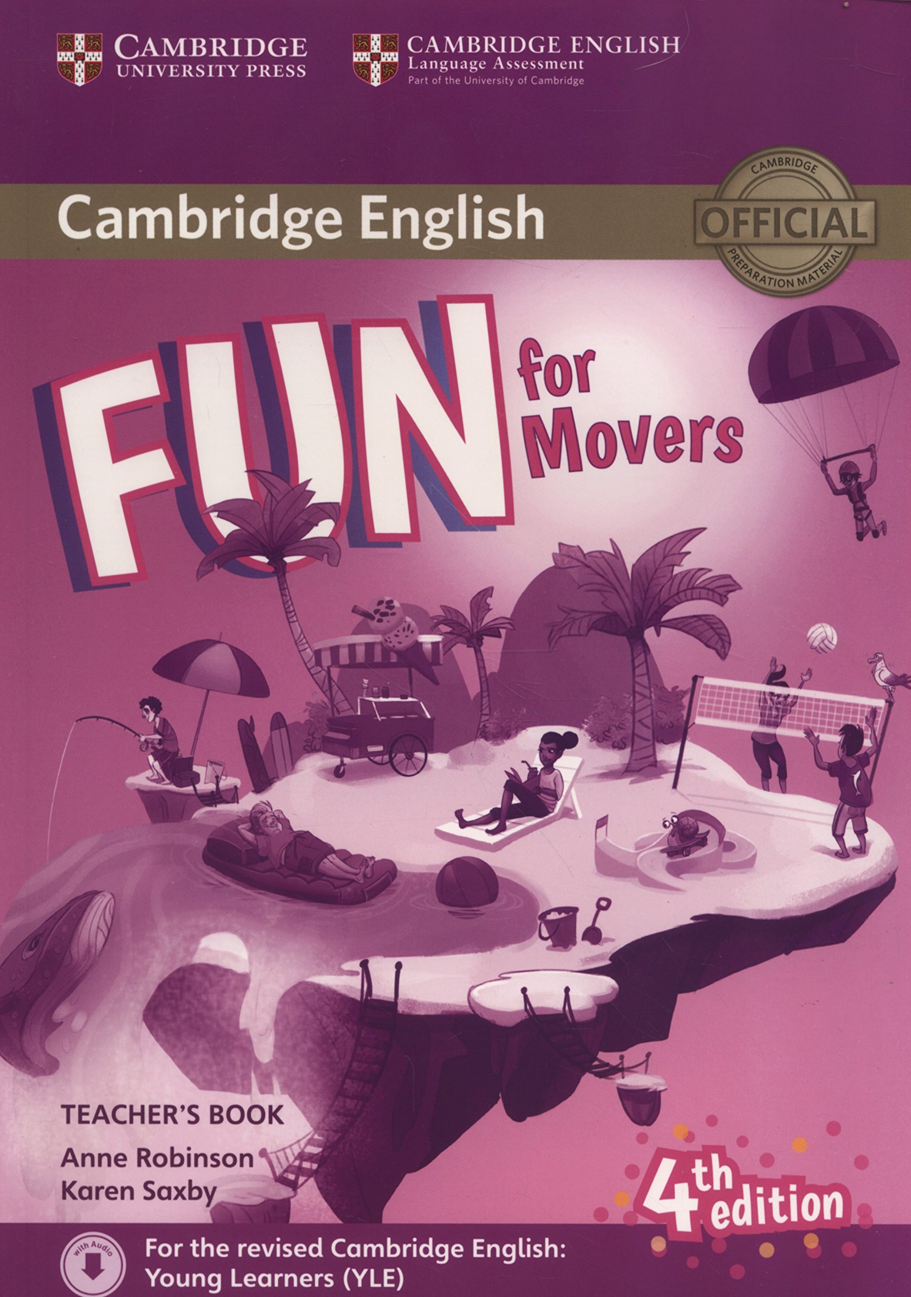 Fun for Movers Teacher’s Book with Downloadable Audio | Anne Robinson, Karen Saxby