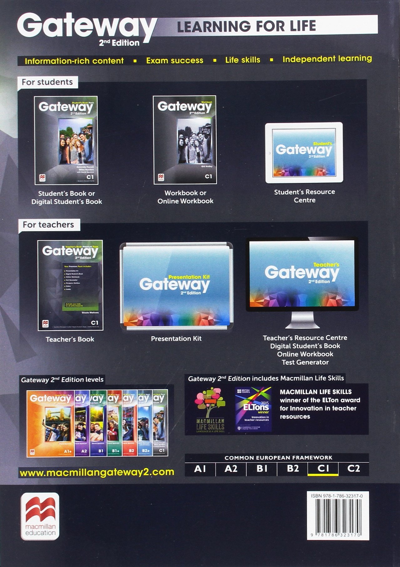 Gateway 2nd Edition C1 Workbook | Amanda French, Miles Horderen, David Spencer - 1 | YEO