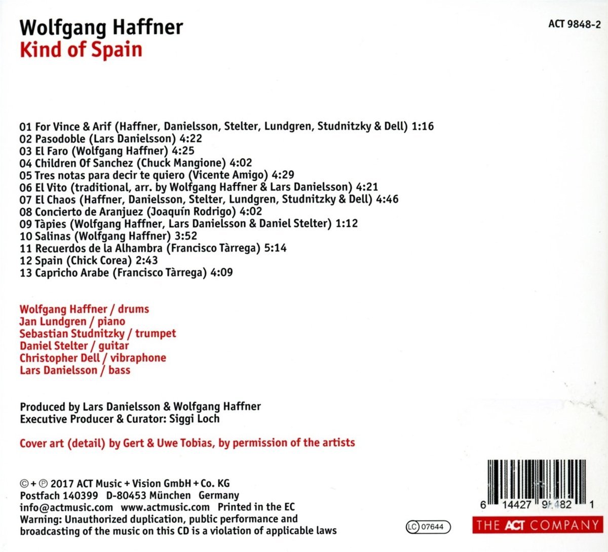 Kind Of Spain | Wolfgang Haffner - 1 | YEO