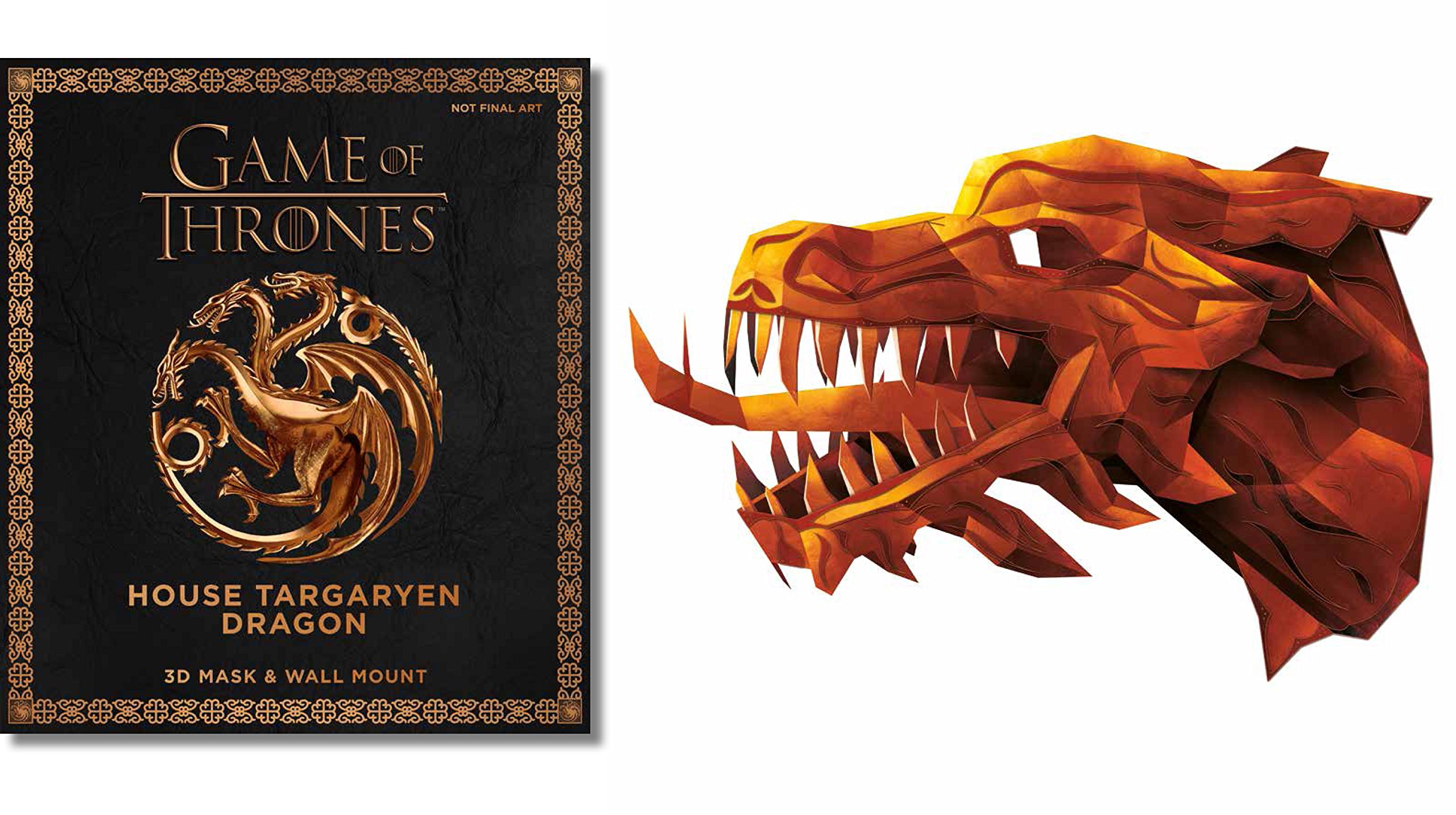 Game of Thrones Mask: The House Targaryen Dragon | Steve Wintercroft