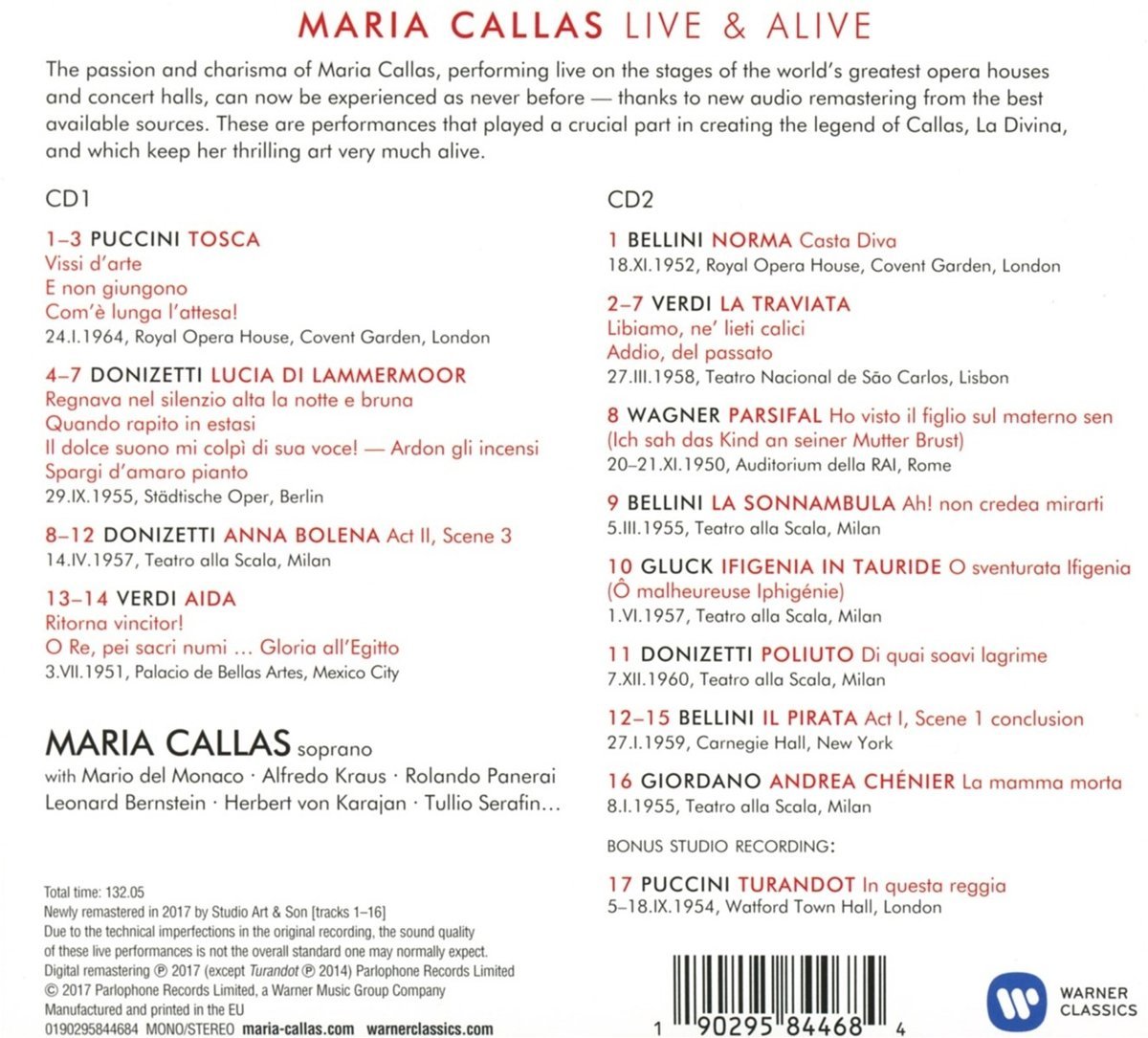 Maria Callas – Live & Alive | Maria Callas - 1 | YEO