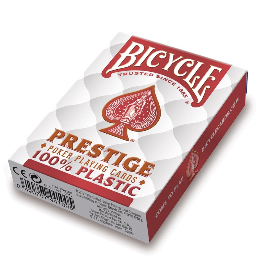 Carti de joc - Prestige 100% Plastic, Red | Bicycle image15