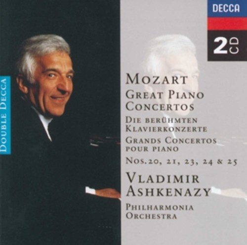 Mozart - Great Piano Concertos. Nos 20,21,23,24,25 | Vladimir Ashkenazy