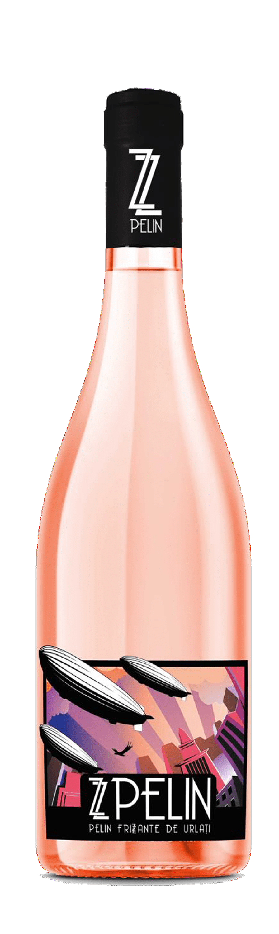 Vin rose - ZZPelin frizzante de Urlati, demi-sec | Domeniile Urlati