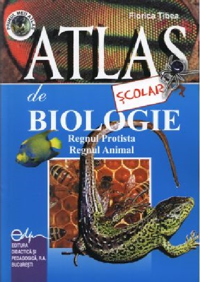 Atlas scolar de biologie. Regnul Protista. Regnul animal | Florica Tibea