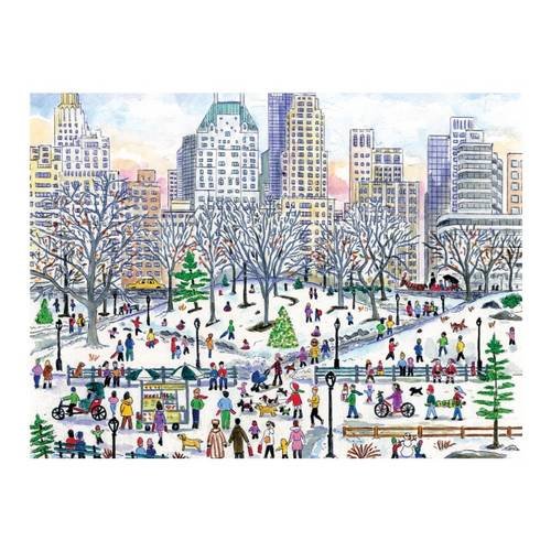 Puzzle 1000 piese - Michael Storrings Winter in Central Park | Galison