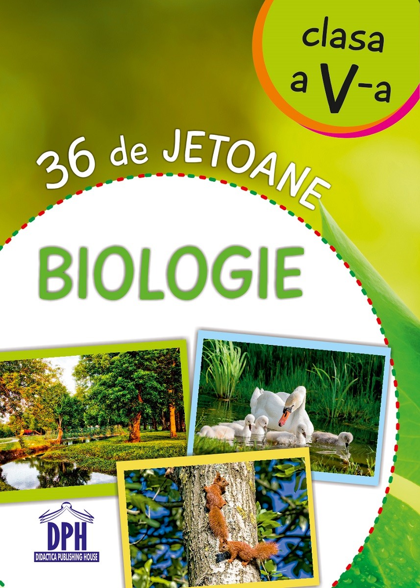 Biologie – 36 de jetoane – Clasa a V- a | carturesti.ro Carte