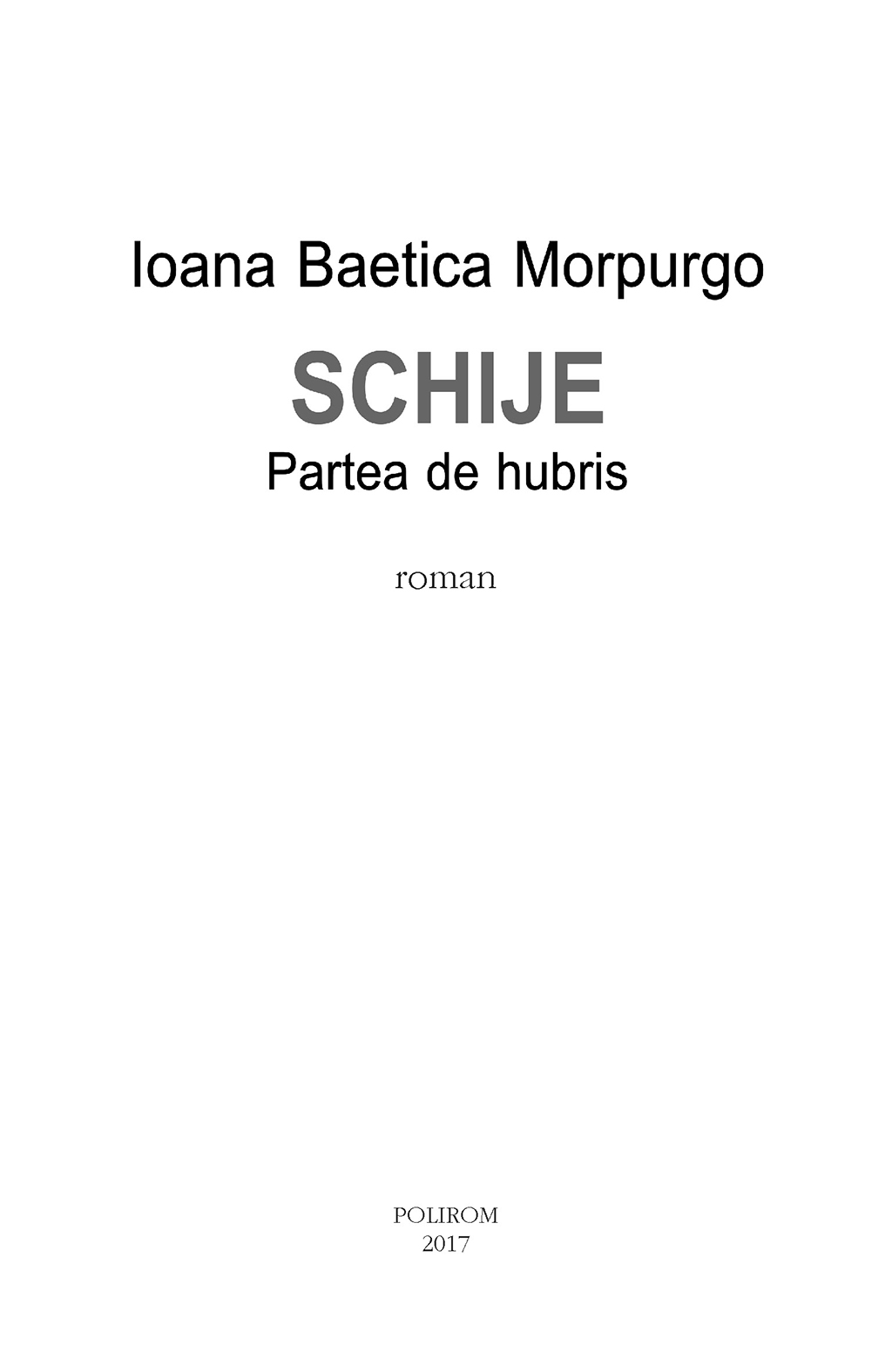 Schije | Ioana Baetica Morpurgo - 4 | YEO