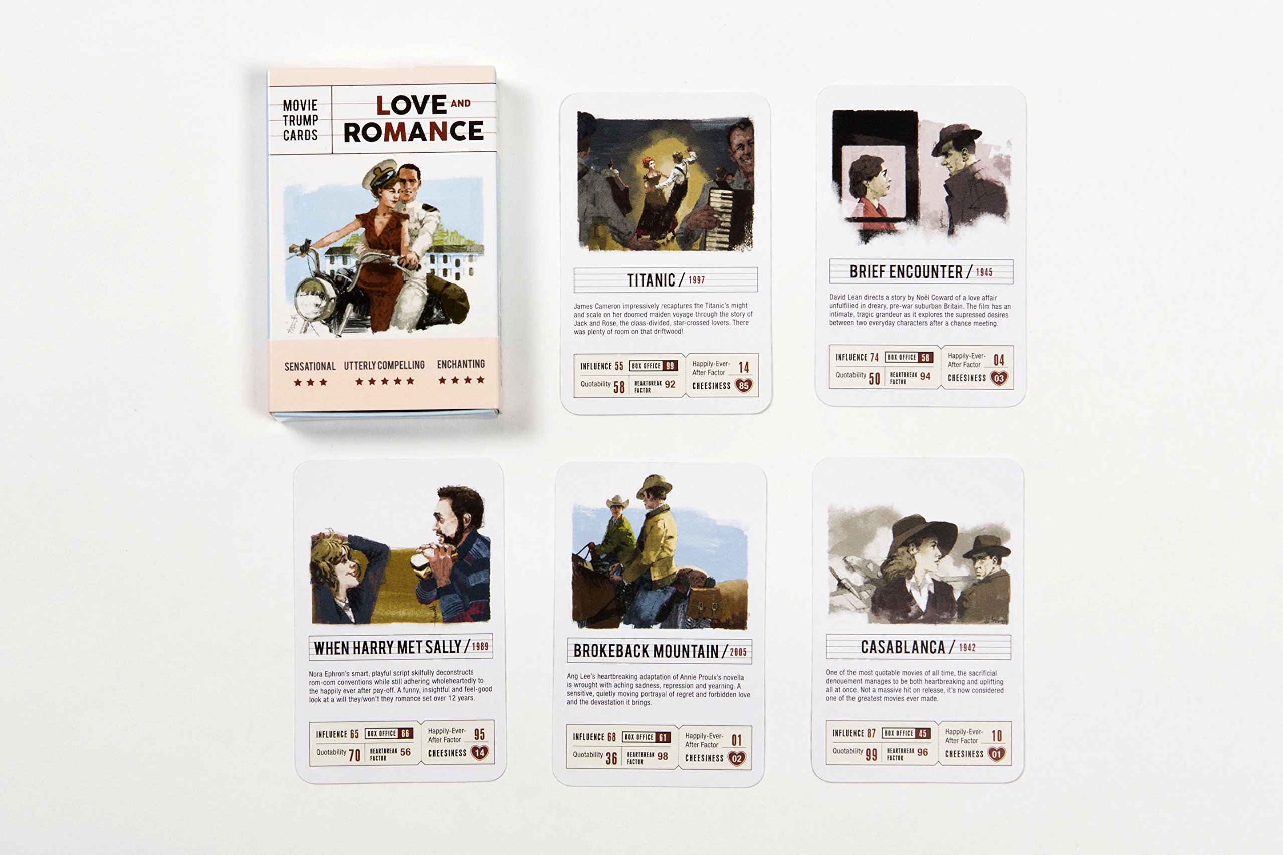 Love and Romance - Movie Trump Cards | Laurence King Publishing image