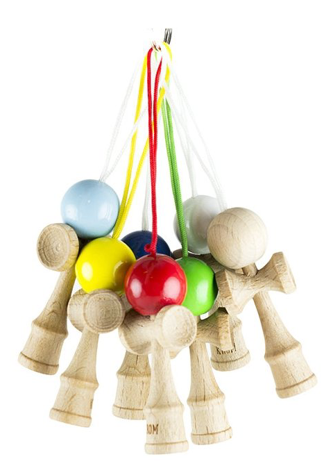 Breloc - Kendama - Wood - mai multe culori | Krom - 1 | YEO