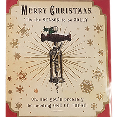 Felicitare - Merry Christmas Corkscrew Season | Pigment Productions