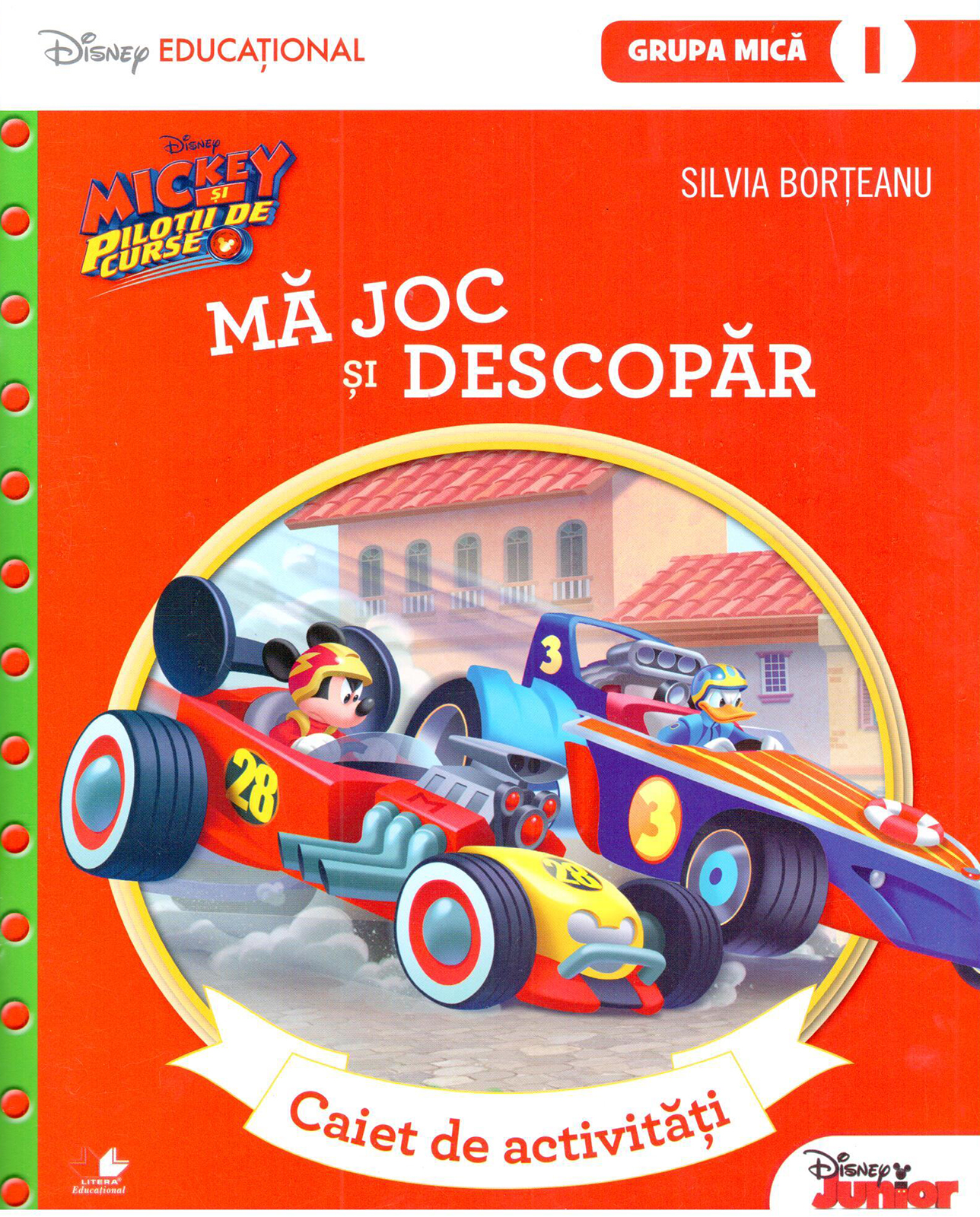 Ma joc si descopar – Mickey si pilotii de curse, Grupa mica | Silvia Borteanu carturesti.ro imagine 2022