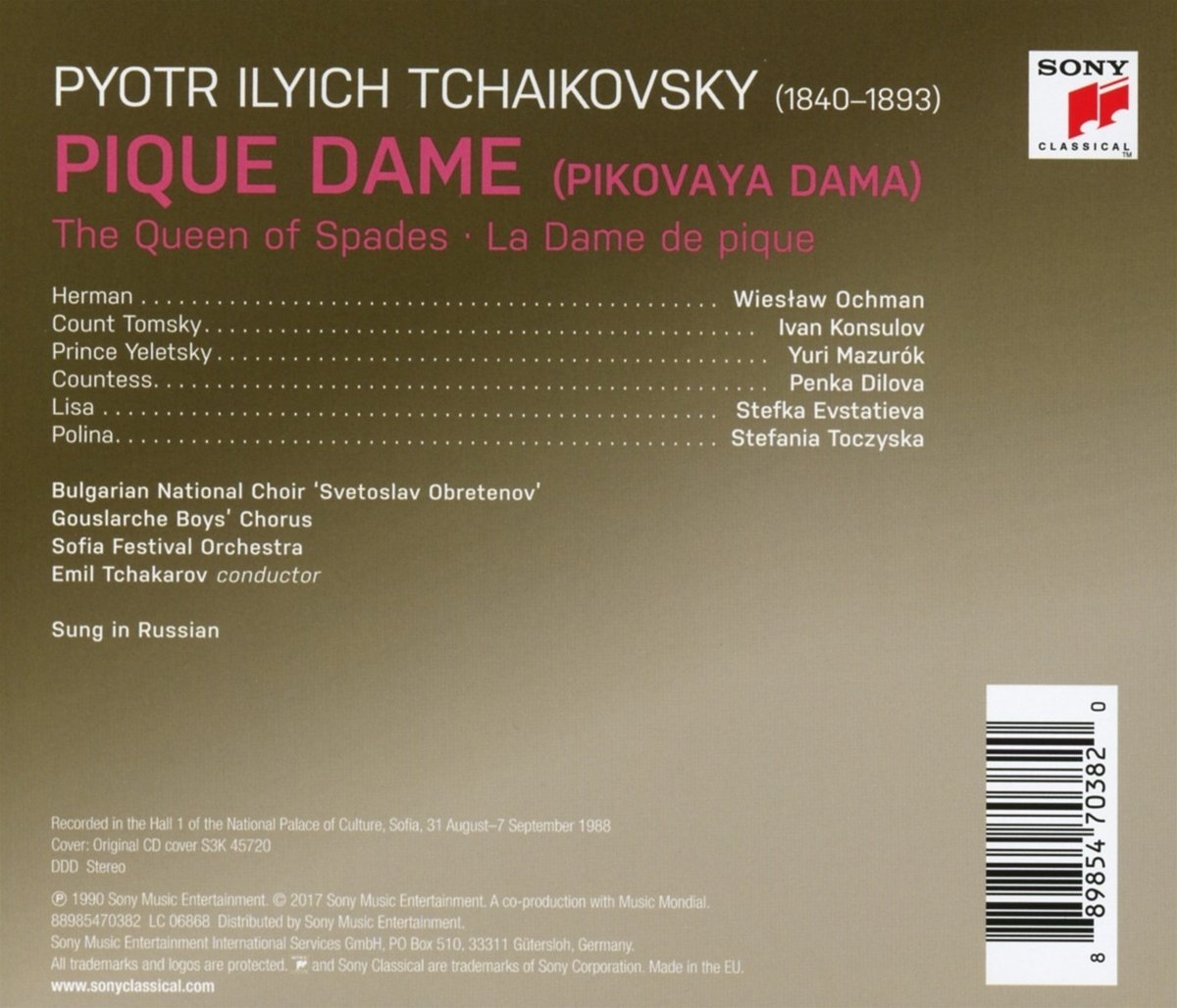 Tchaikovsky: Pique Dame | Emil Tchakarov - 1 | YEO