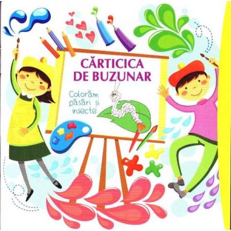PDF Carticica de buzunar 2: Coloram pasari si insecte | carturesti.ro Carte